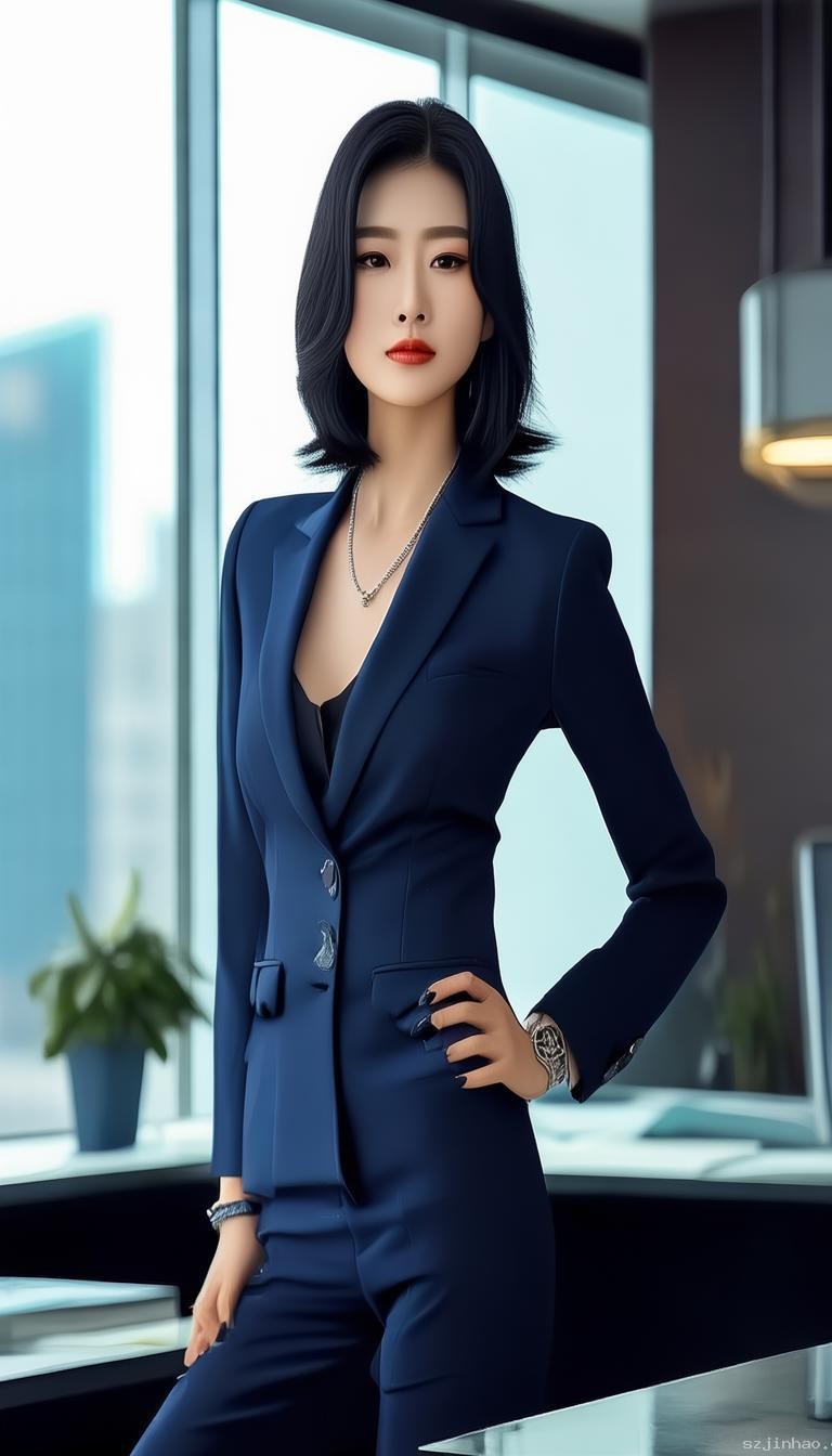 刘亦菲大背头造型挑战，解锁我的霸总新身份✨